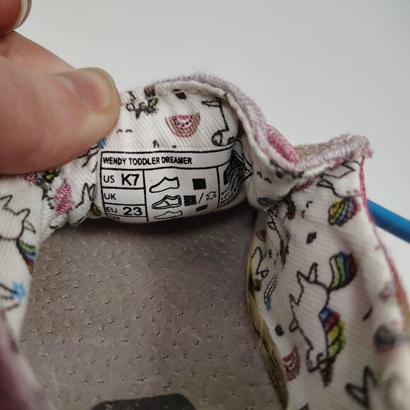 Hey Dude Toddler Wendy Dreamer Magic Multicolor Slip On Sneaker Size K7 - Picture 5 of 6